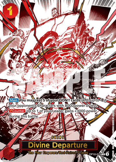 Divine Departure OP10-019 (Parallel 1) Royal Blood One Piece Karte