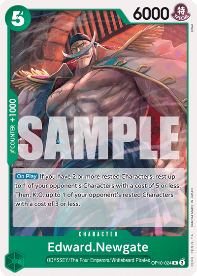 Edward.Newgate OP10-024 Royal Blood One Piece Karte