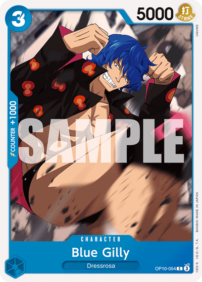 Blue Gilly OP10-054 Royal Blood One Piece Karte