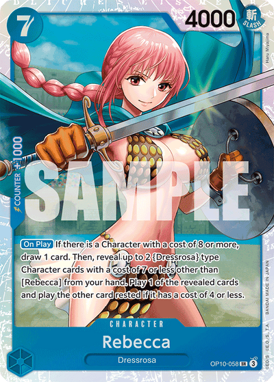 Rebecca OP10-058 Royal Blood One Piece Karte