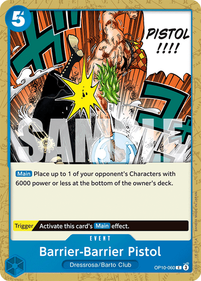 Barrier-Barrier Pistol OP10-060 Royal Blood One Piece Karte