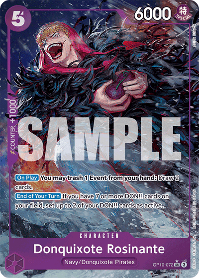 Donquixote Rosinante OP10-072 (Parallel 1) Royal Blood One Piece Karte