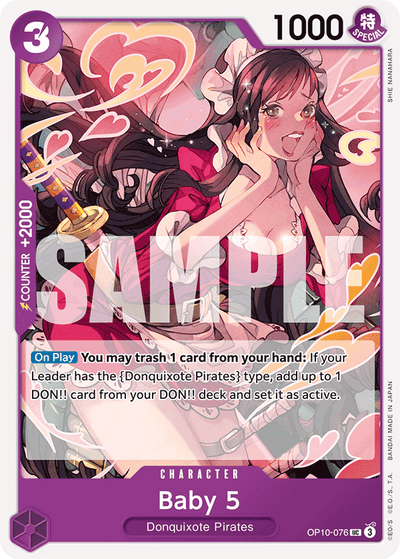 Baby 5 OP10-076 Royal Blood One Piece Karte