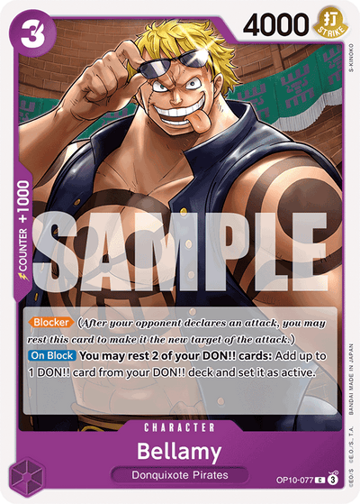 Bellamy OP10-077 Royal Blood One Piece Karte