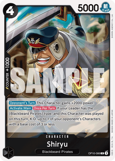 Shiryu OP10-086 Royal Blood One Piece Karte