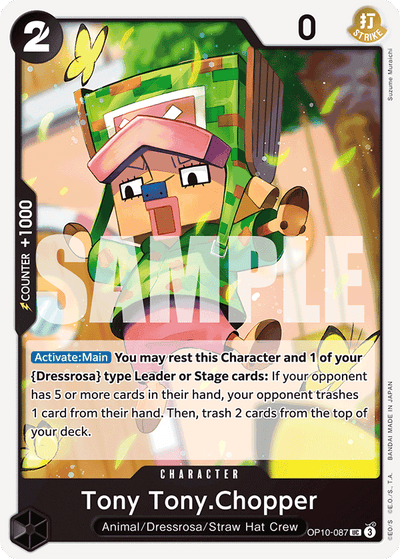 Tony Tony.Chopper OP10-087 Royal Blood One Piece Karte
