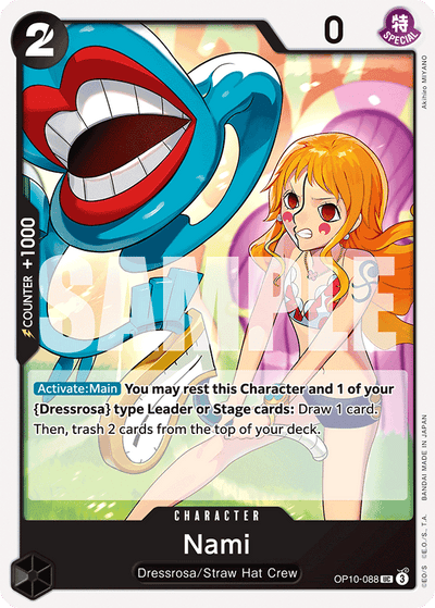 Nami OP10-088 Royal Blood One Piece Karte