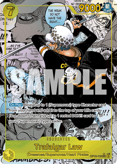 Trafalgar Law OP10-119 (Parallel 2) Royal Blood One Piece Karte