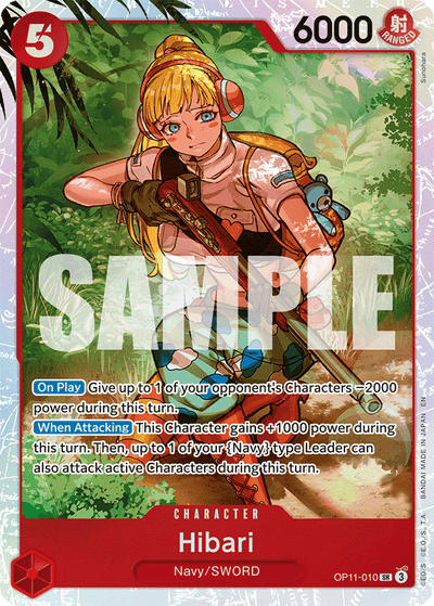 Hibari OP11-010 A Fist of Divine Speed One Piece Karte