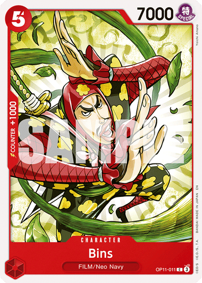 Bins OP11-011 A Fist of Divine Speed One Piece Karte