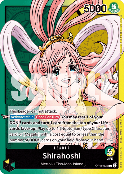 Shirahoshi OP11-022 A Fist of Divine Speed One Piece Karte