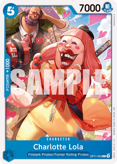 Charlotte Lola OP11-052 A Fist of Divine Speed One Piece Karte