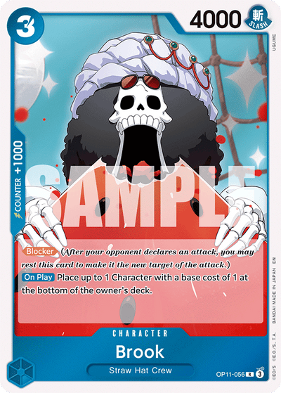 Brook OP11-056 A Fist of Divine Speed One Piece Karte