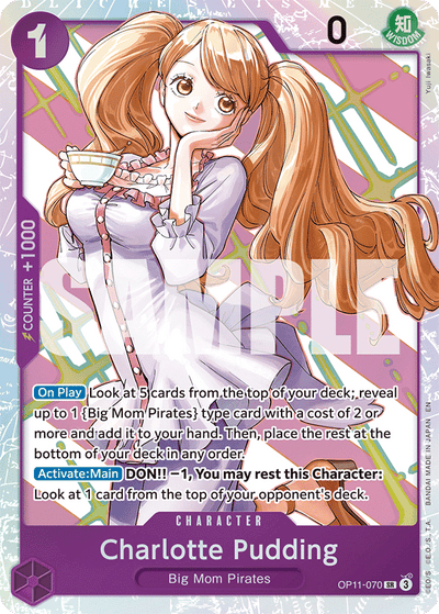 Charlotte Pudding OP11-070 A Fist of Divine Speed One Piece Karte
