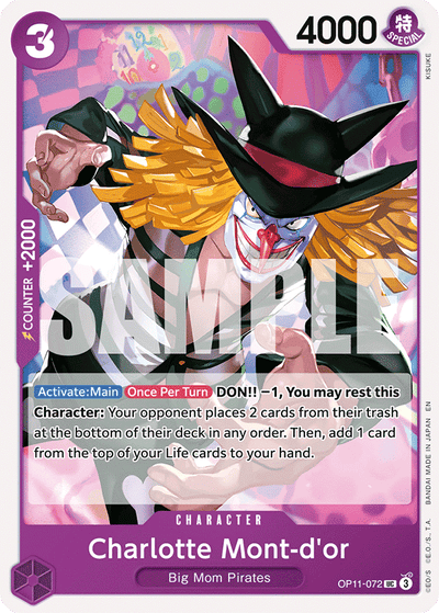 Charlotte Mont-d'or OP11-072 A Fist of Divine Speed One Piece Karte
