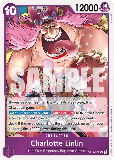 Charlotte Linlin OP11-073 A Fist of Divine Speed One Piece Karte