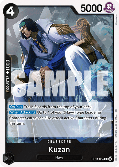 Kuzan OP11-084 A Fist of Divine Speed One Piece Karte