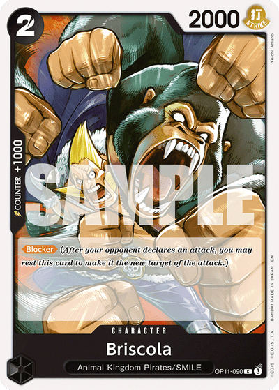 Briscola OP11-090 A Fist of Divine Speed One Piece Karte