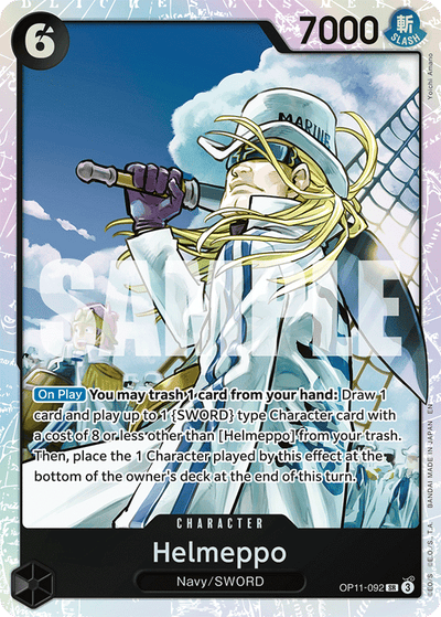 Helmeppo OP11-092 A Fist of Divine Speed One Piece Karte