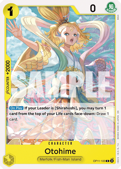Otohime OP11-100 A Fist of Divine Speed One Piece Karte
