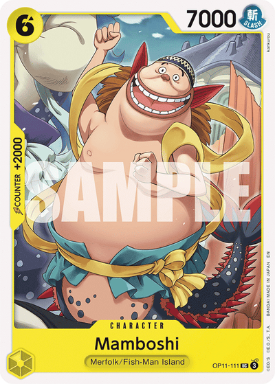 Mamboshi OP11-111 A Fist of Divine Speed One Piece Karte