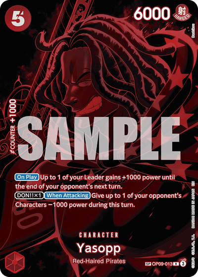 Yasopp OP09-013 (Parallel 2) Legacy of the Master One Piece Karte