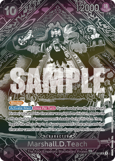 Marshall.D.Teach OP09-093 (Parallel 5) Legacy of the Master One Piece Karte