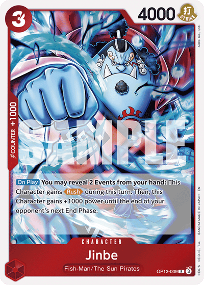 Jinbe OP12-009 Legacy of the Master One Piece Karte