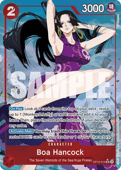 Boa Hancock OP12-014 (Parallel 1) Legacy of the Master One Piece Karte