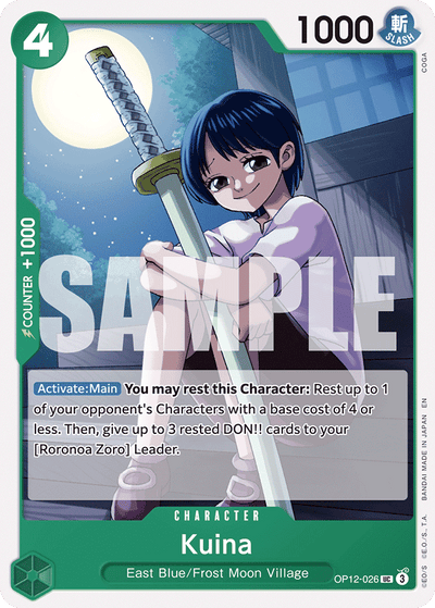 Kuina OP12-026 Legacy of the Master One Piece Karte
