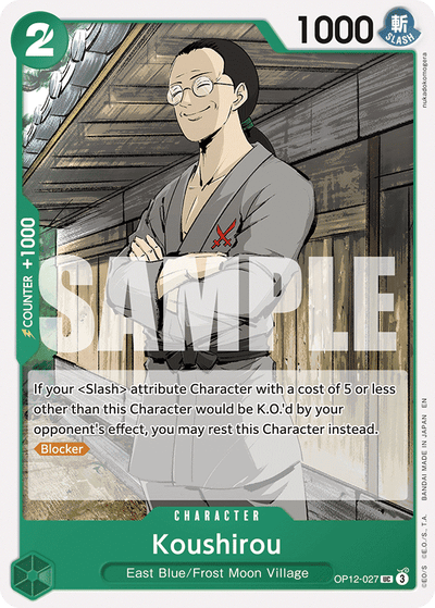 Koushirou OP12-027 Legacy of the Master One Piece Karte