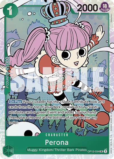 Perona OP12-034 Legacy of the Master One Piece Karte