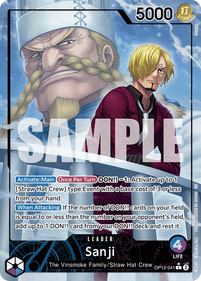 Sanji OP12-041 (Parallel 1) Legacy of the Master One Piece Karte