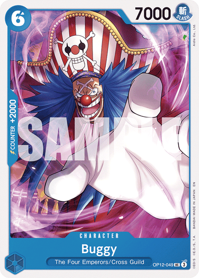 Buggy OP12-049 Legacy of the Master One Piece Karte