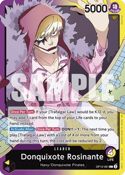 Donquixote Rosinante OP12-061 Legacy of the Master One Piece Karte