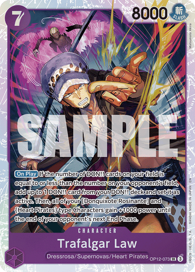 Trafalgar Law OP12-073 Legacy of the Master One Piece Karte
