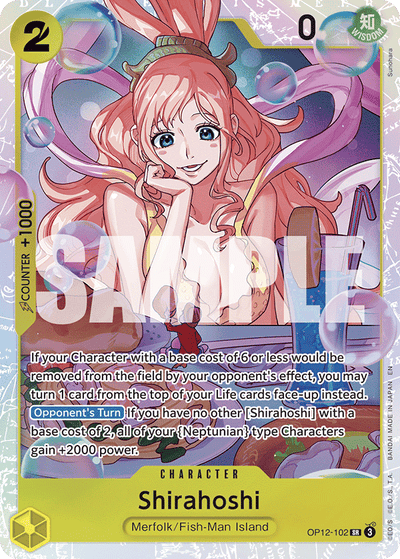 Shirahoshi OP12-102 Legacy of the Master One Piece Karte