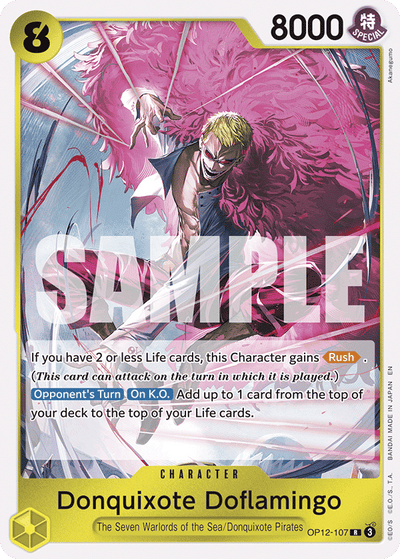 Donquixote Doflamingo OP12-107 Legacy of the Master One Piece Karte