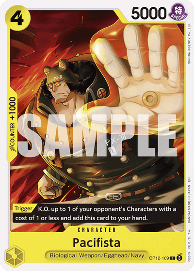 Pacifista OP12-109 Legacy of the Master One Piece Karte