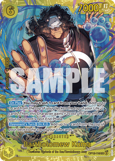 Bartholomew Kuma OP12-119 Legacy of the Master One Piece Karte