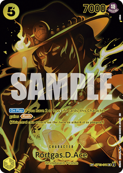 Portgas.D.Ace ST13-011 (Parallel 2) Legacy of the Master One Piece Karte