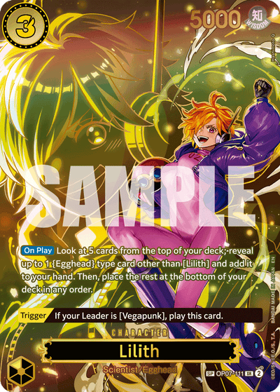 Lilith OP07-111 (Parallel 2) Carrying On His Will One Piece Karte