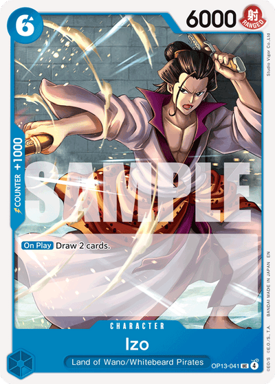 Izo OP13-041 Carrying On His Will One Piece Karte