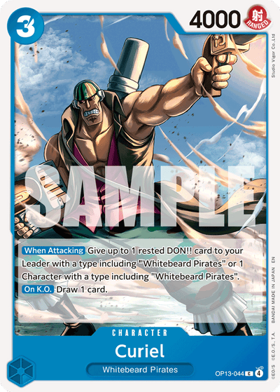 Curiel OP13-044 Carrying On His Will One Piece Karte