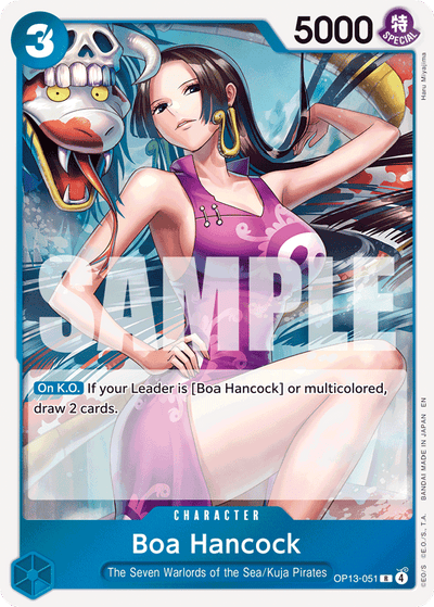 Boa Hancock OP13-051 Carrying On His Will One Piece Karte