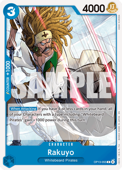 Rakuyo OP13-055 Carrying On His Will One Piece Karte