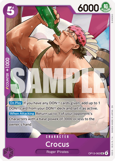 Crocus OP13-062 Carrying On His Will One Piece Karte