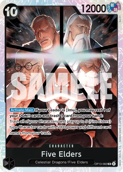 Five Elders OP13-082 Carrying On His Will One Piece Karte