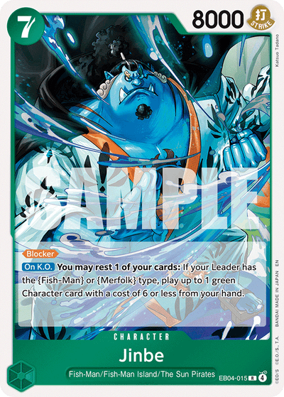 Jinbe EB04-015 The Azure Sea's Seven One Piece Karte