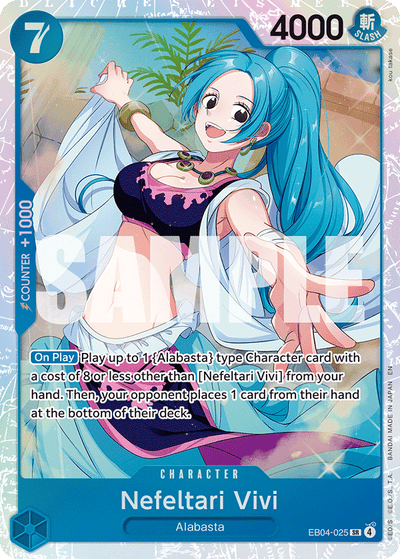 Nefeltari Vivi EB04-025 The Azure Sea's Seven One Piece Karte